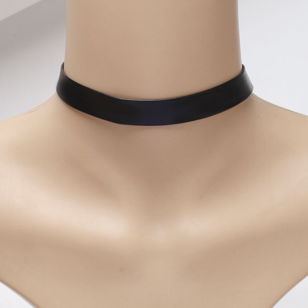 Men'S Gothic Formal Wear - Retro Gothic Personality Collar Black Leather