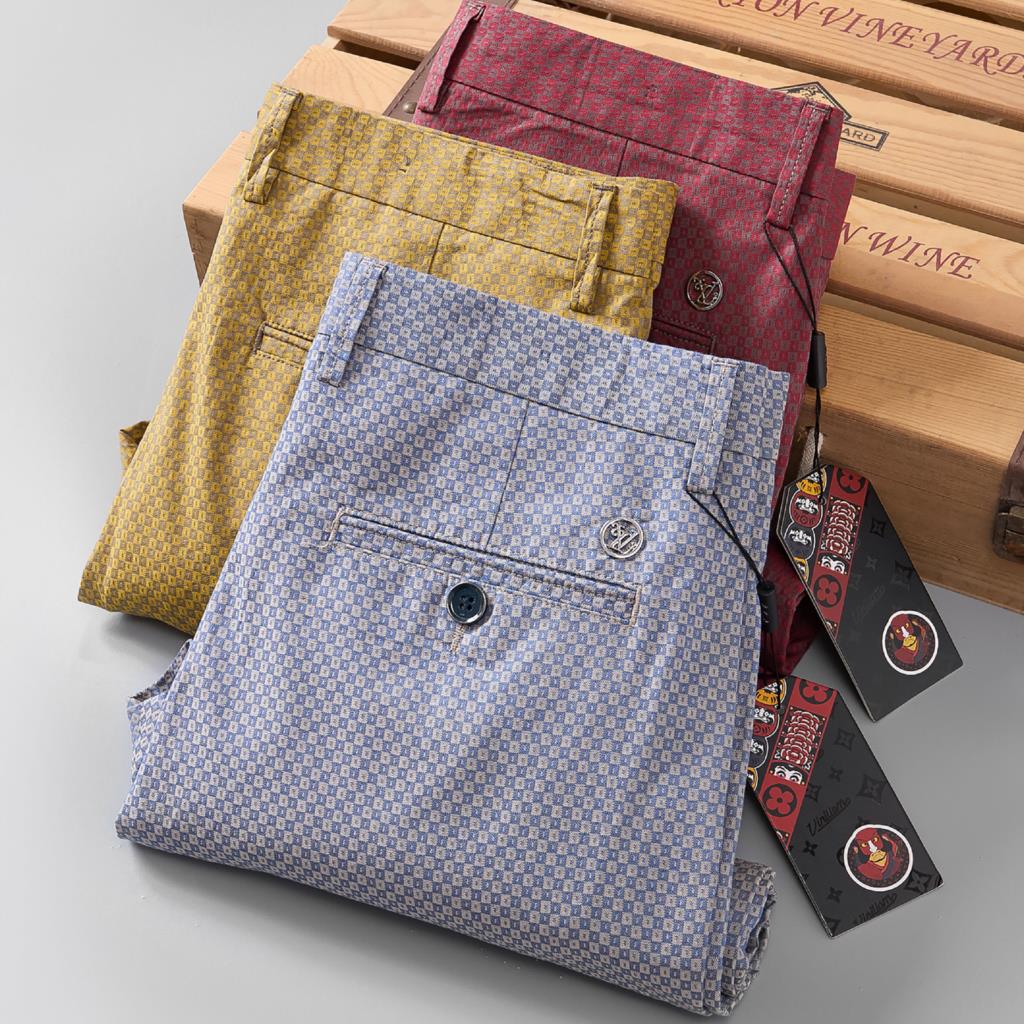 Men'S Formal Attire - Plaid Casual Pants Men Korea Fashion