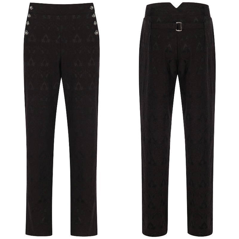 Men'S Formal Attire - Mens Steampunk Vintage Suit Pants Uniform