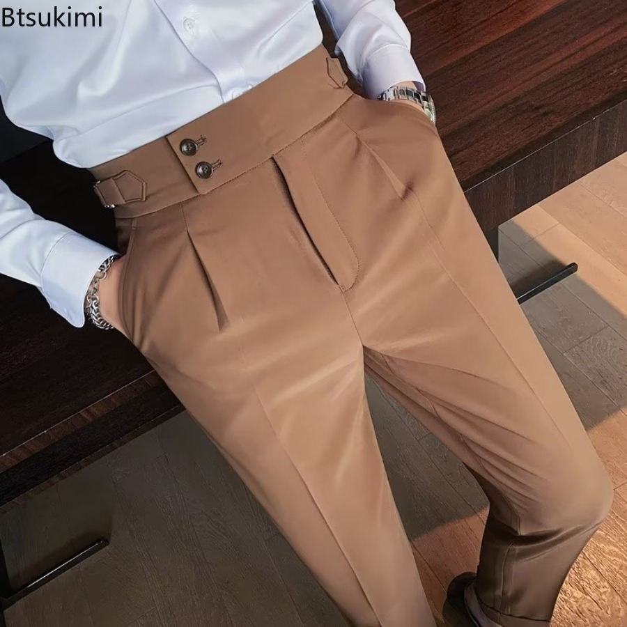 Men'S Formal Attire - New 2026 Men's Solid Color Suit