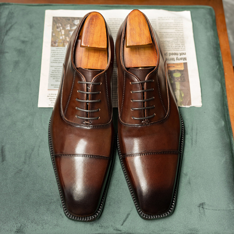 High End Men'S Formal Wear - Business formal wear small square toe