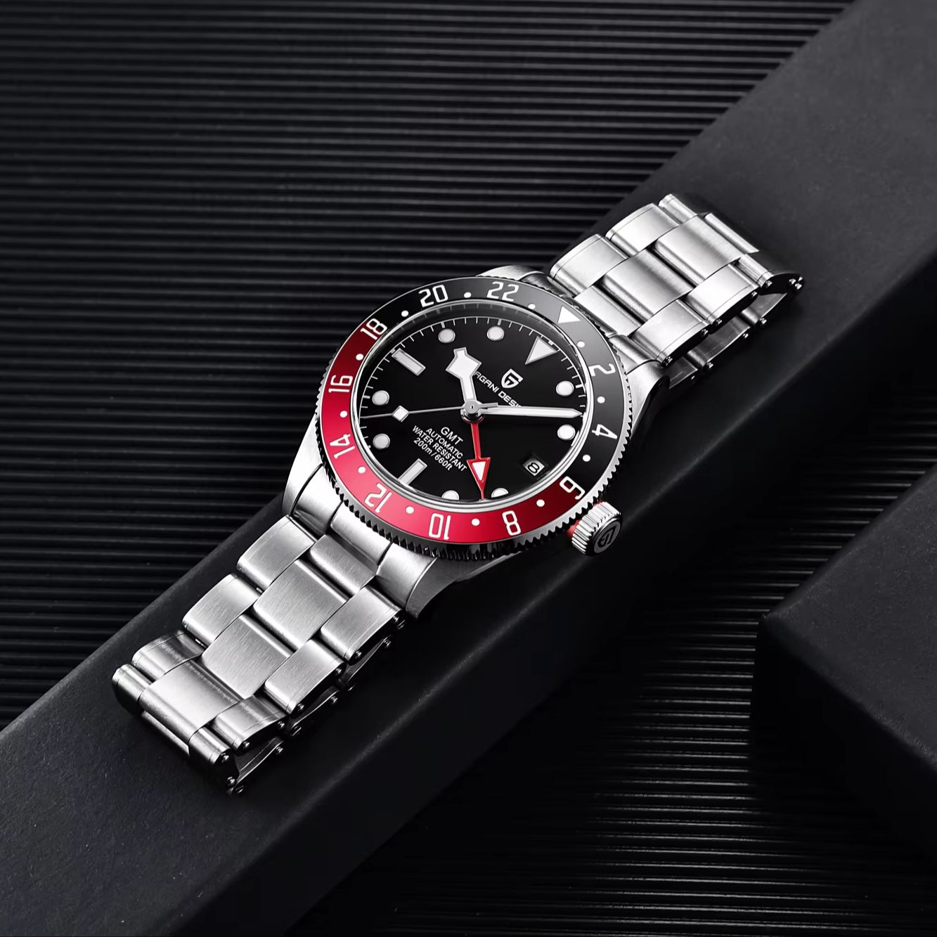 PAGANI DESIGN Black & Red Cont - огляд і ціна Men'S Formal Wear Watches