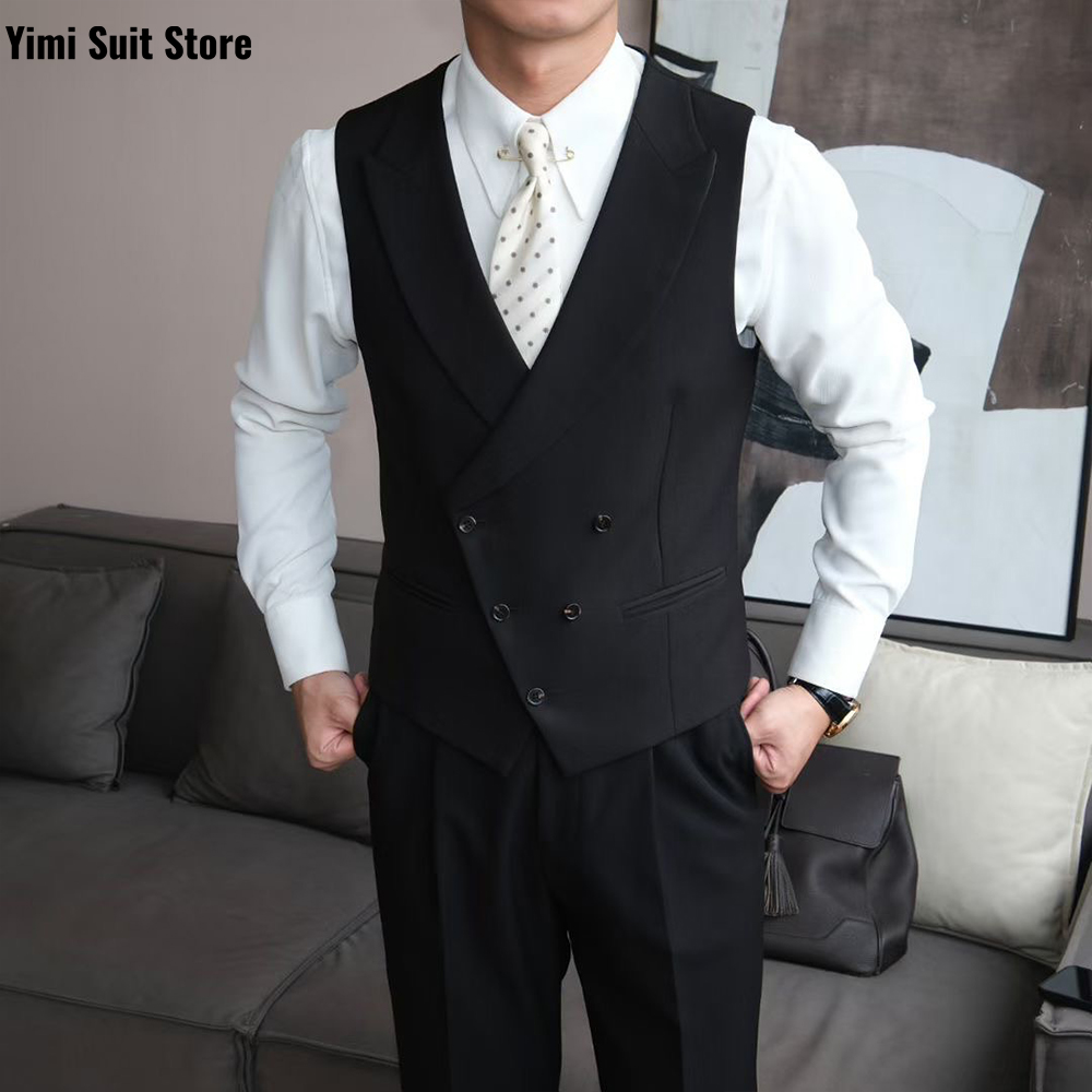 Black High Quality Men's Suits - огляд і ціна Men Formal Wear Modern
