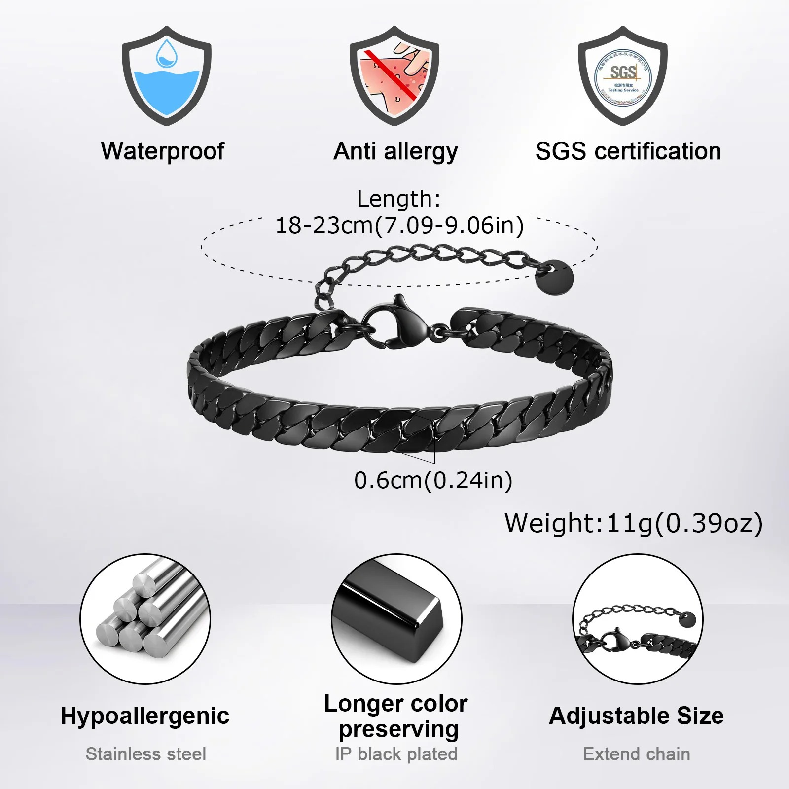 Stainless Steel Gothic Black C - огляд і ціна Men'S Gothic Formal Wear