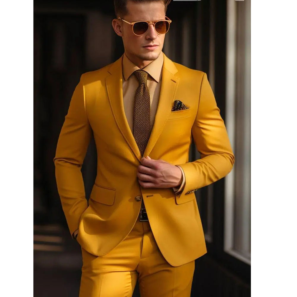 Men's Suit Set 2 Piece Stylish - огляд і ціна Men Formal Wear Wedding