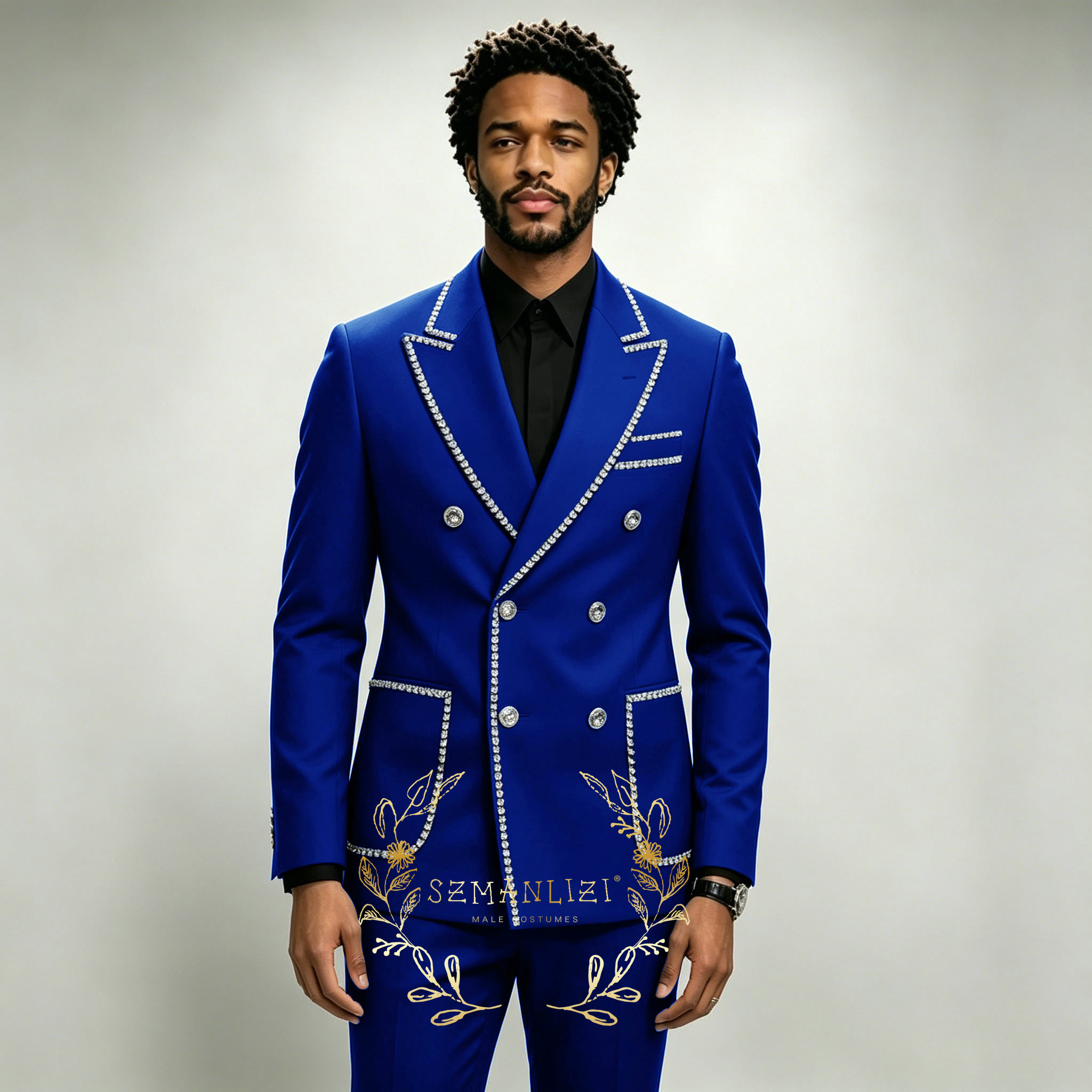 Luxury Men's Suits 2 Pieces Ro - огляд і ціна Men Formal Wear For Wedding