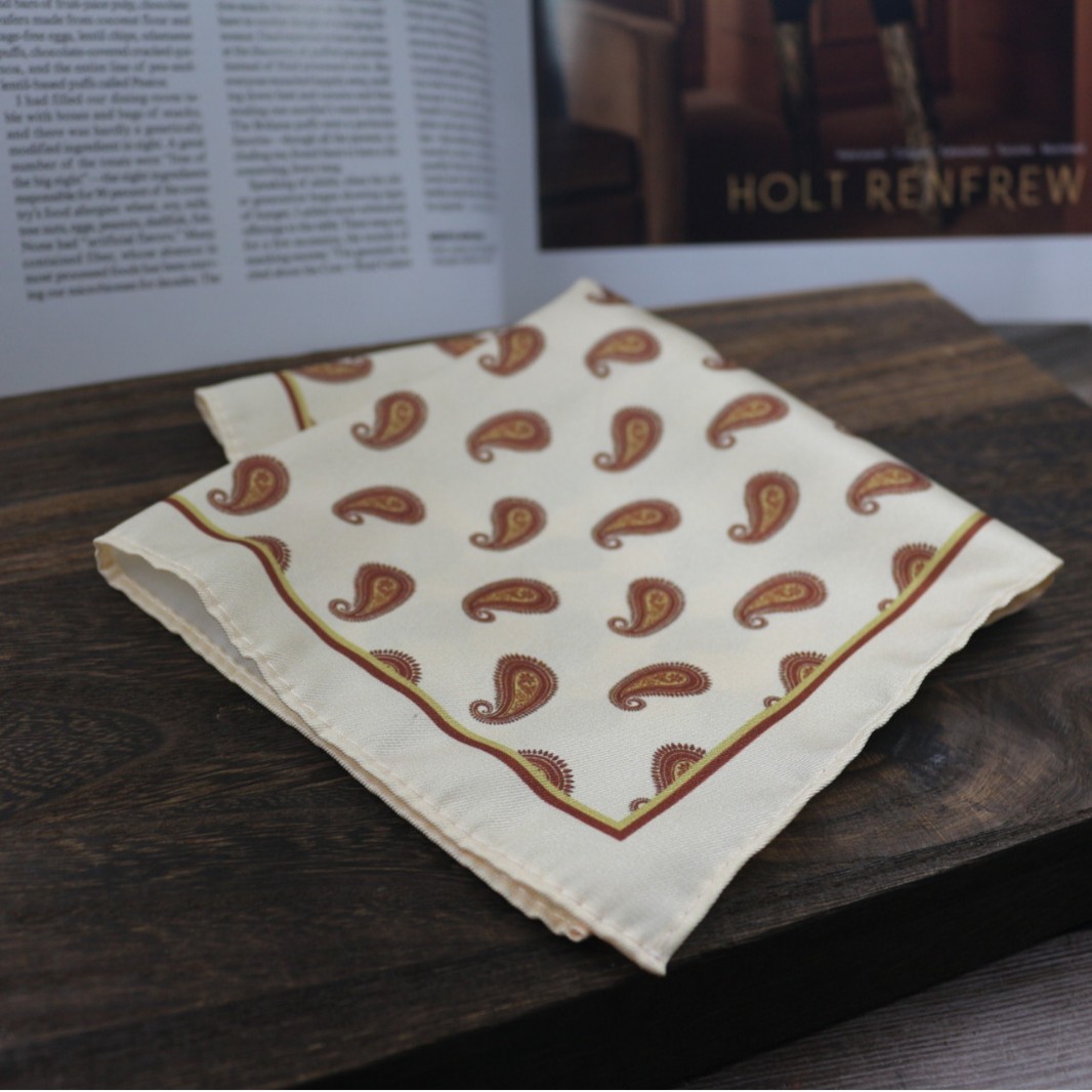 Vintage Print Pocket Square  M - огляд і ціна Formal Wear Men H&M
