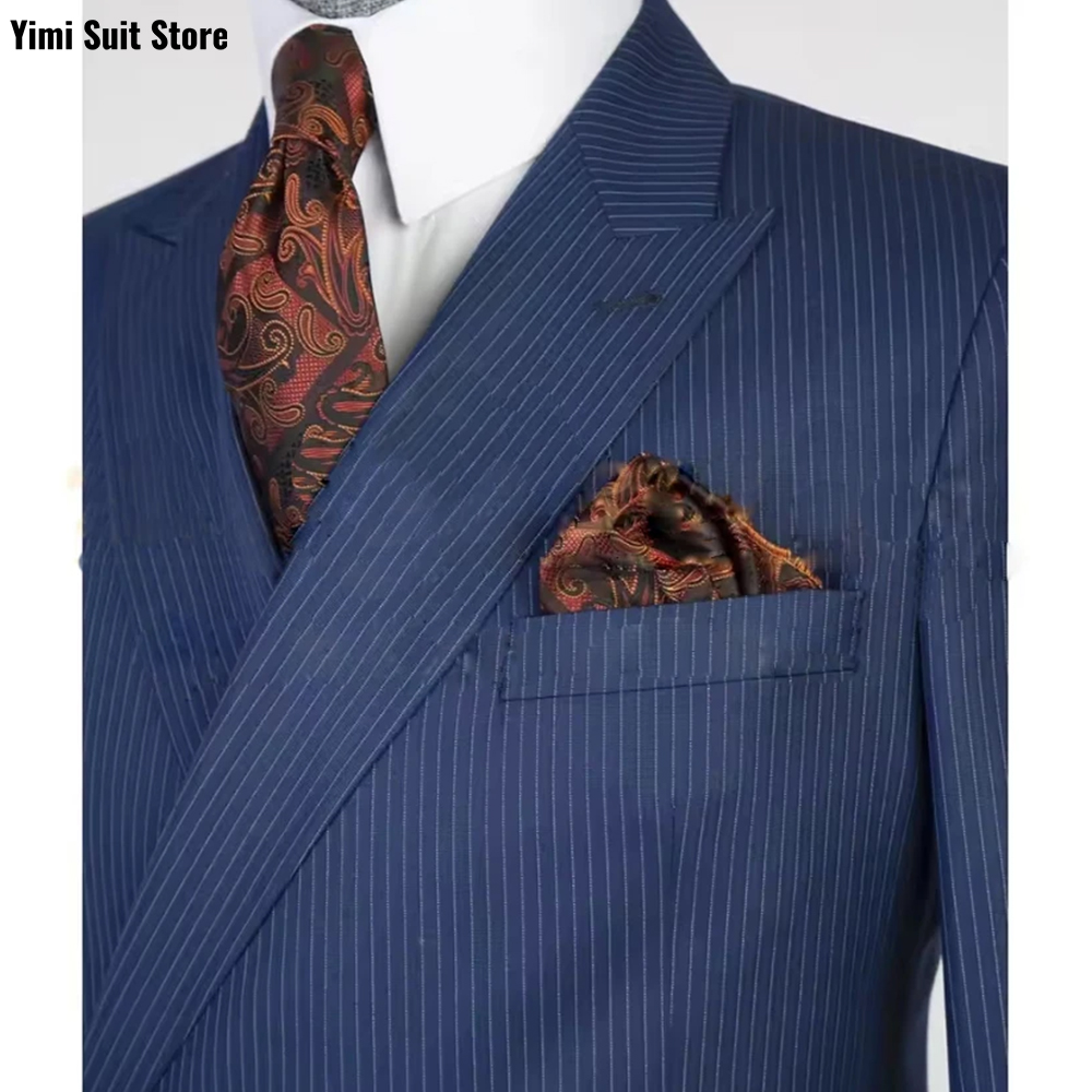 Pinstripe Men Suits 2 Pieces O - огляд і ціна Men Formal Wear Modern