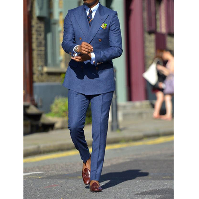 Dark Blue Formal Mens Suits Tw - огляд і ціна Men Formal Wear For Wedding