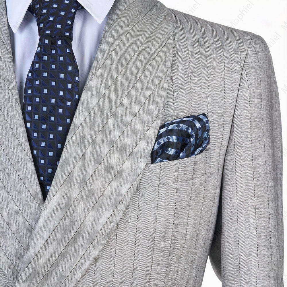 Mophiel Light Grey Men Suits S - огляд і ціна Men Formal Wear For Wedding
