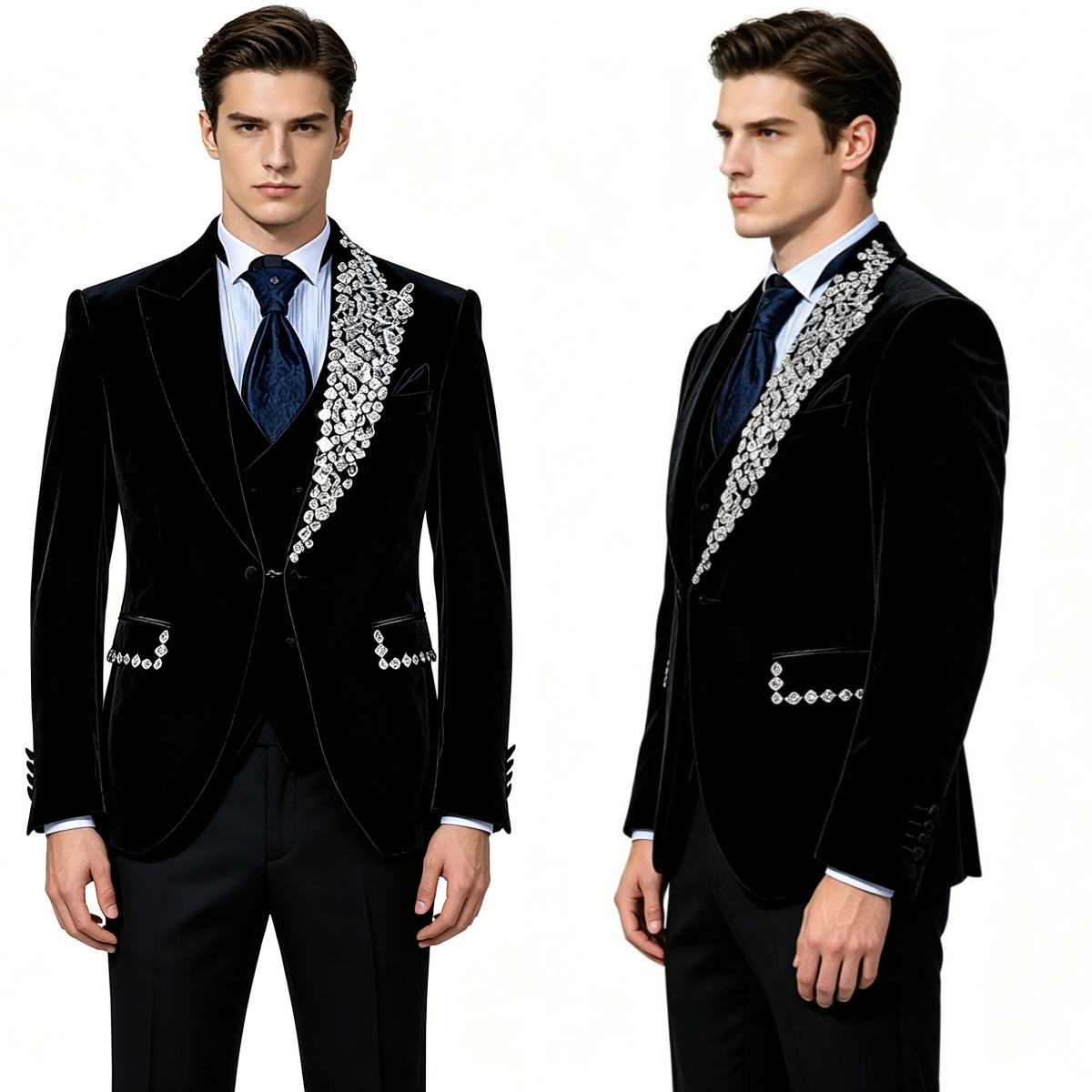 Formal Wedding Tuxedos Velvet  - огляд і ціна Men'S Formal Wear No Suit