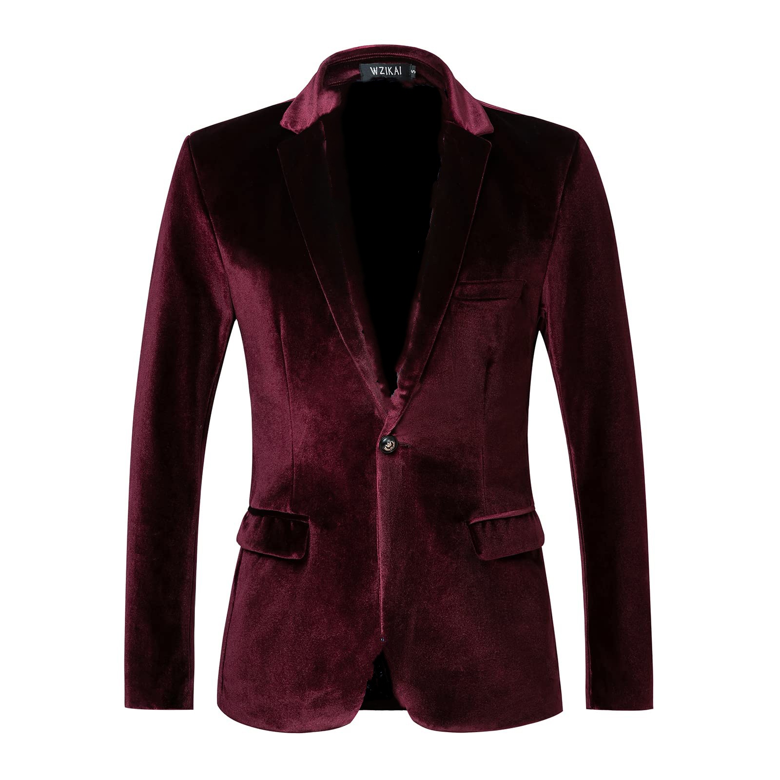 Men's Slim Fit Velvet Blazer J - огляд і ціна Men'S Gothic Formal Wear