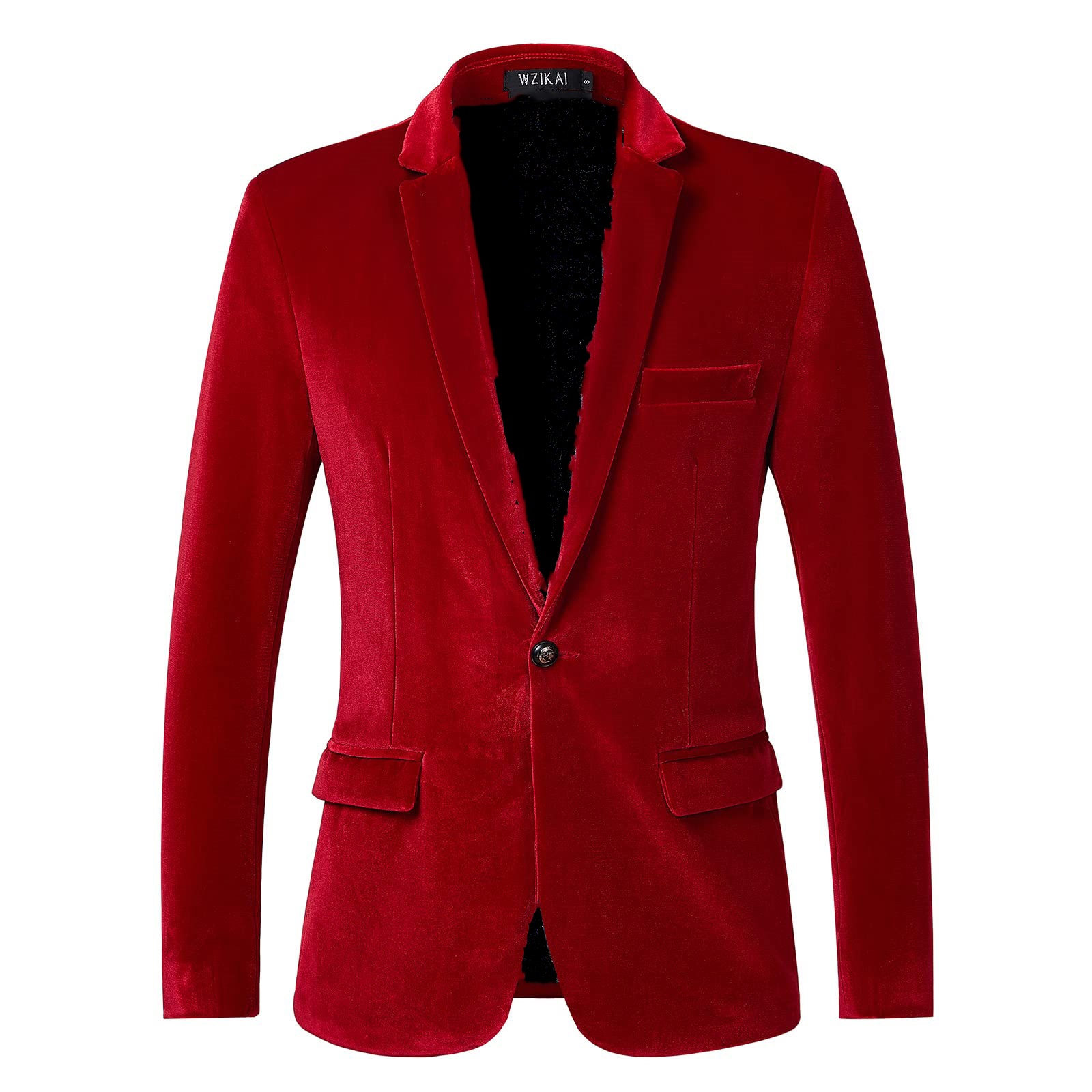 Men's Slim Fit Velvet Blazer J - огляд і ціна Men'S Gothic Formal Wear
