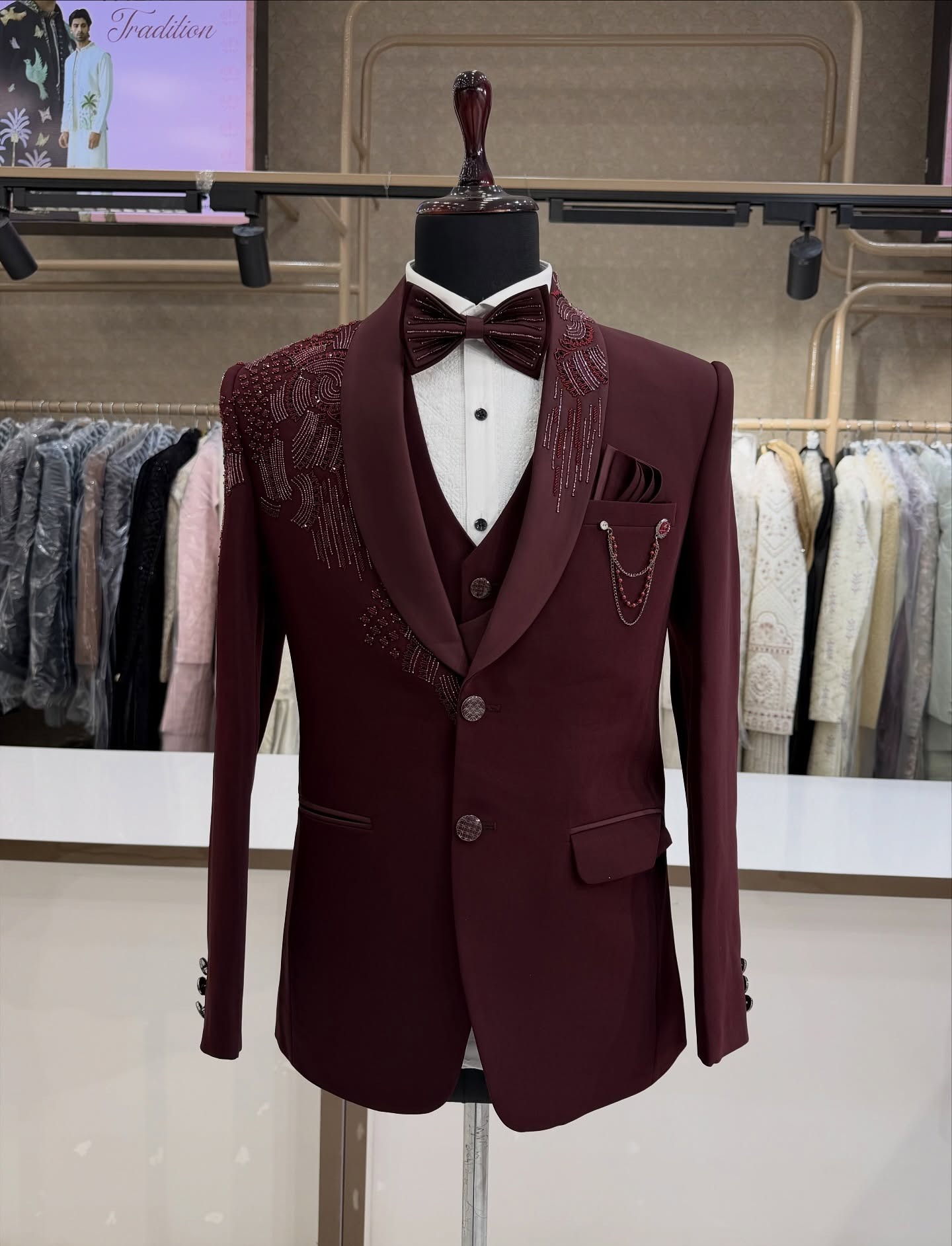 3 Pieces Groom Wedding Tuxedos - огляд і ціна Men Formal Wear Modern