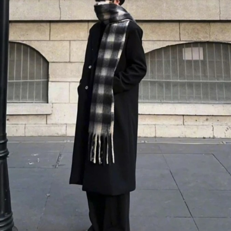 Korean Inspired Men's Wool Ove - огляд і ціна High End Men'S Formal Wear