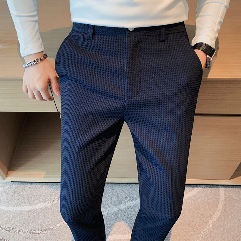 2024 Autumn New Waffle Stretch - огляд і ціна Men'S Formal Attire