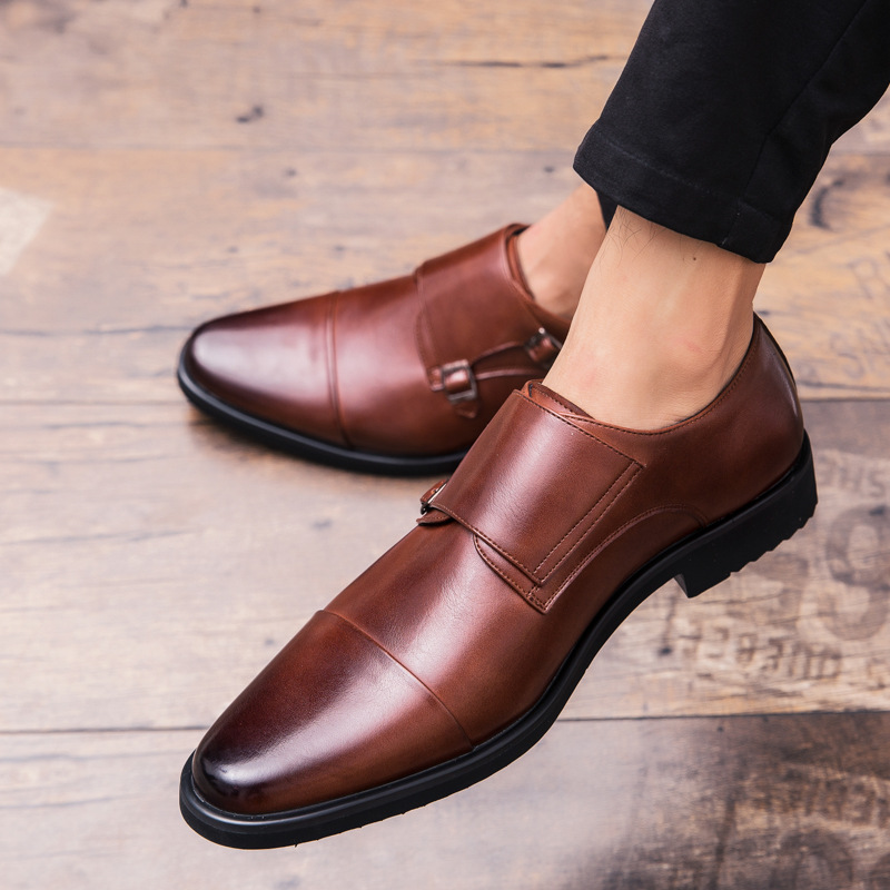 New Men Oxfords Shoes Black an - огляд і ціна Large Men Formal Wear