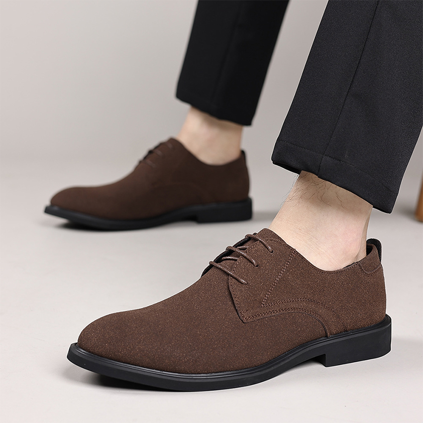 Large Sizes (40-49) Suede Shoe - огляд і ціна Large Men Formal Wear