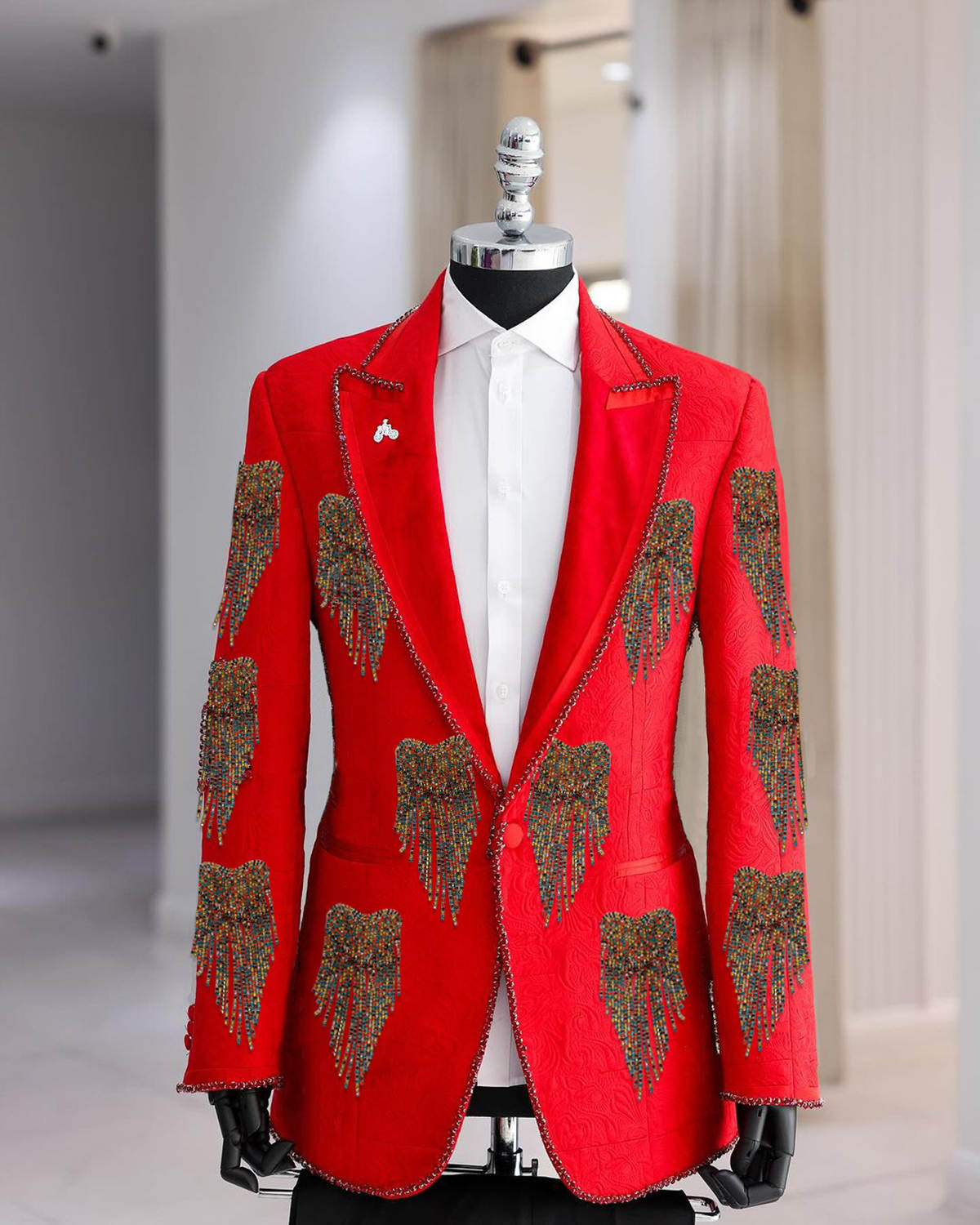 Fashion Wedding Men Suit Cryst - огляд і ціна Men'S Formal Wear No Suit
