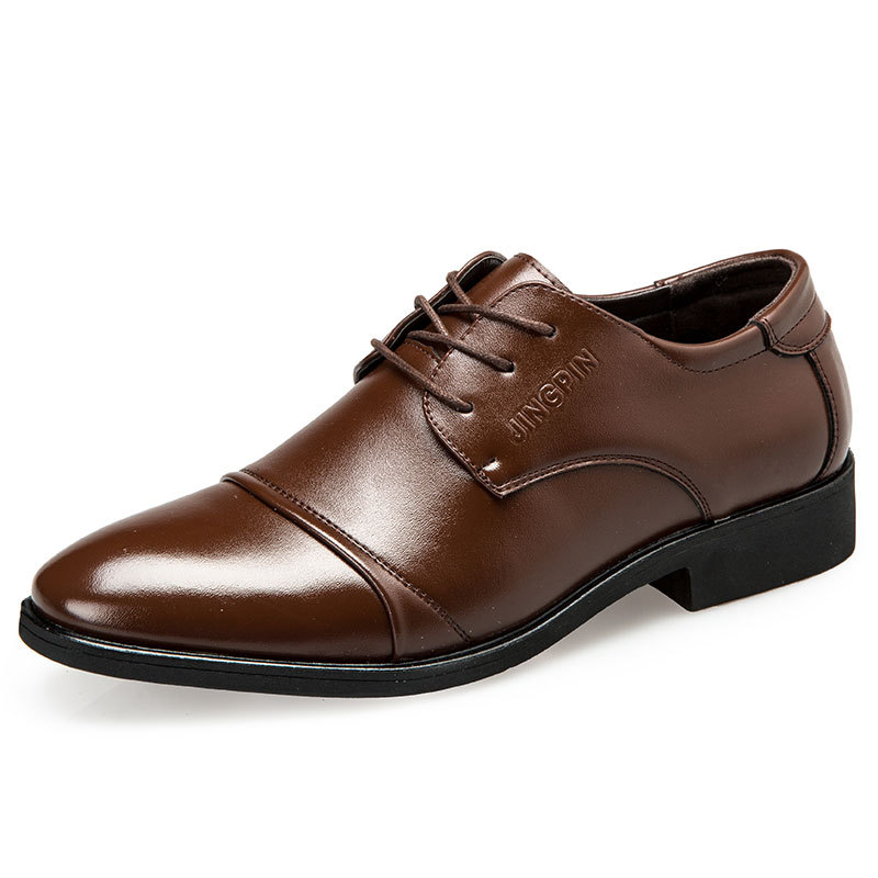 Large-Sized Men's Leather Shoe - огляд і ціна Large Men Formal Wear