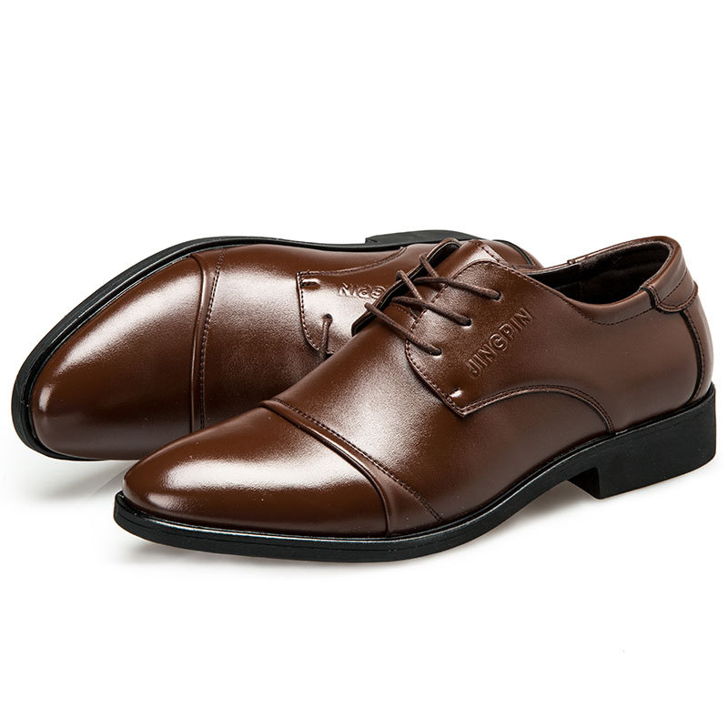 Large-Sized Men's Leather Shoe - огляд і ціна Large Men Formal Wear