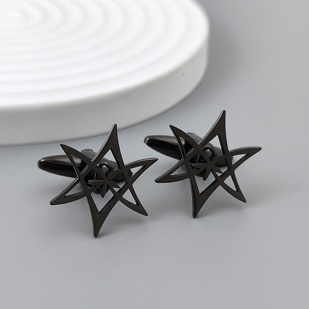 Hexagonal star gold-plated cuf - огляд і ціна Men'S Gothic Formal Wear
