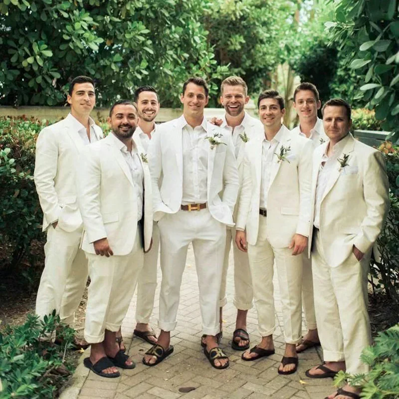 Linen Wedding Tuxedo For Men S - огляд і ціна Men Formal Wear Modern
