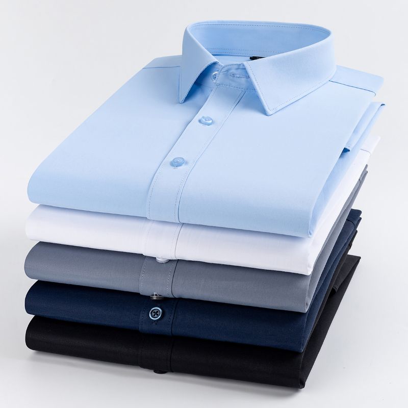New Men's Slim Fit Short Sleev - огляд і ціна Men Formal Office Wear Shirts
