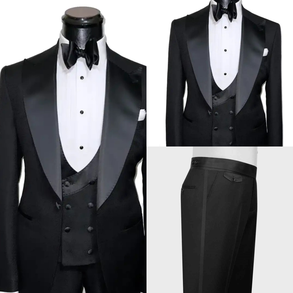 Formal Wedding Tuxedos Peaked  - огляд і ціна Men'S Formal Wear No Suit