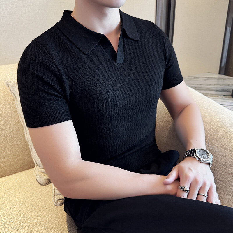 Men's Slim Fit Polo Collar Jac - огляд і ціна Men Formal Wear Modern