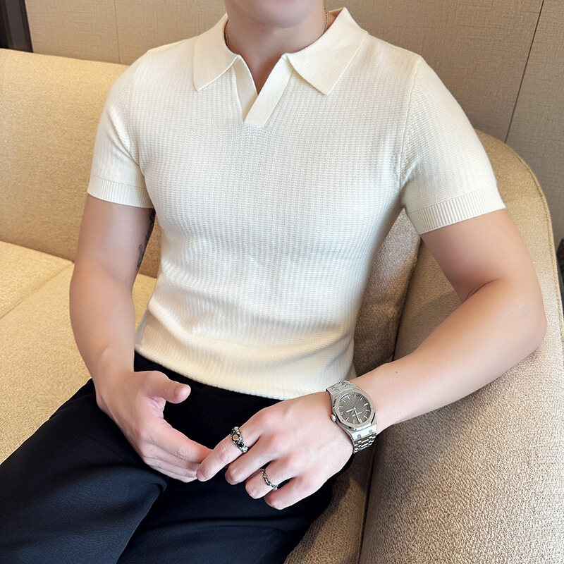 Men's Slim Fit Polo Collar Jac - огляд і ціна Men Formal Wear Modern