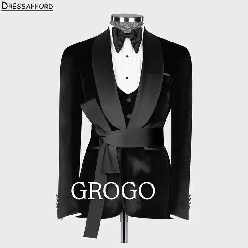 Black Solid Formal Wedding Sui - огляд і ціна Men'S Formal Wear No Suit