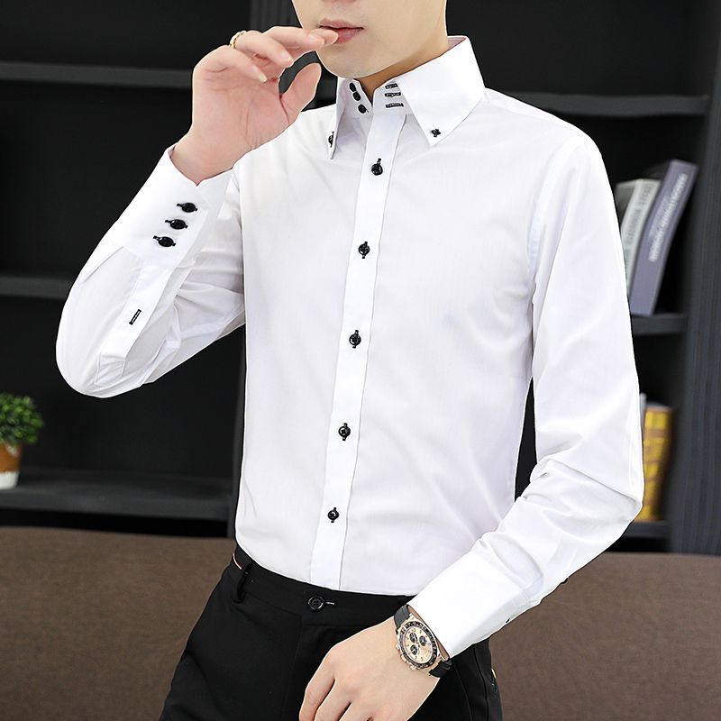 Spring Autumn Men's Executive  - огляд і ціна Men Formal Office Wear Shirts