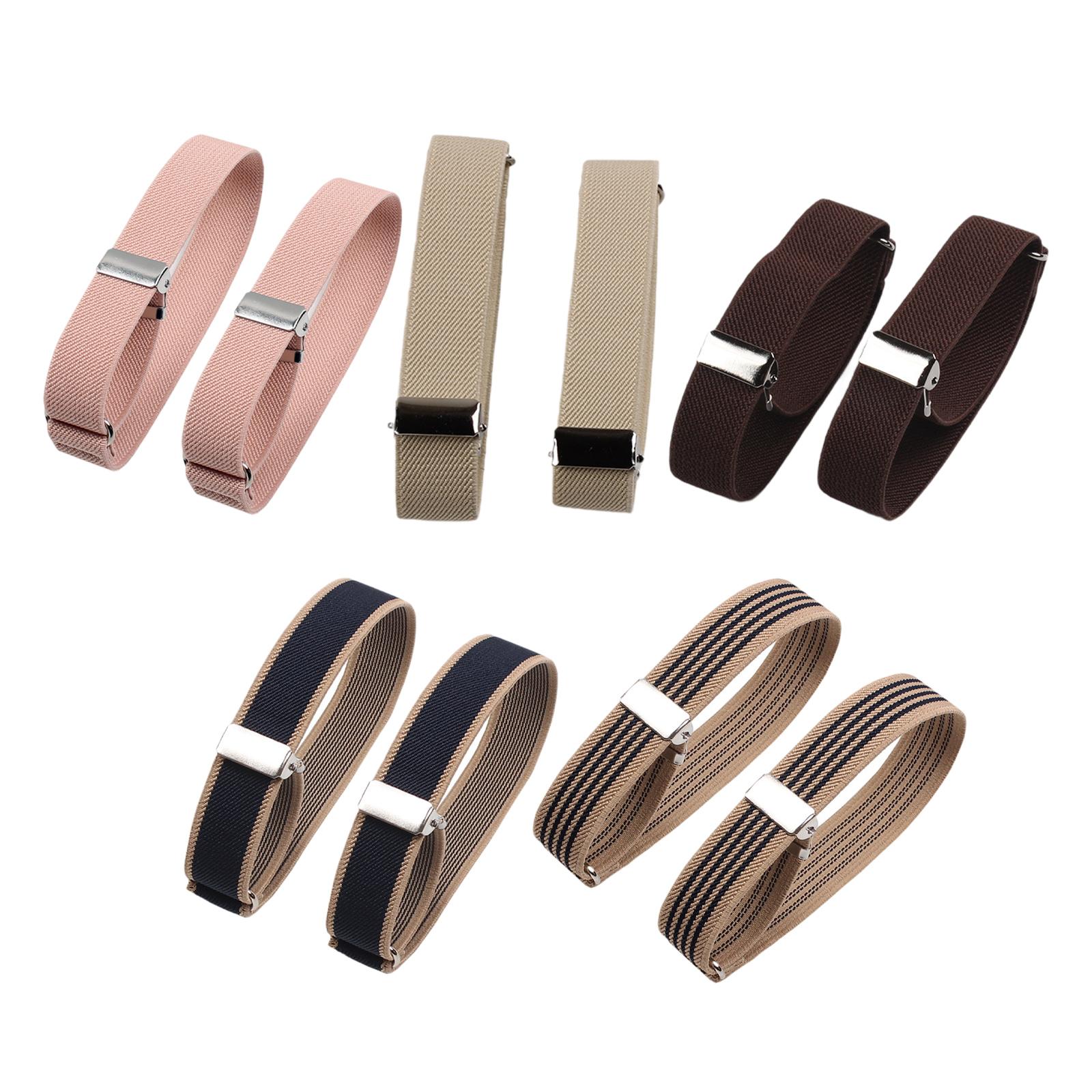 Elastic Armbands Stretch Sleev - огляд і ціна Men Formal Office Wear Shirts