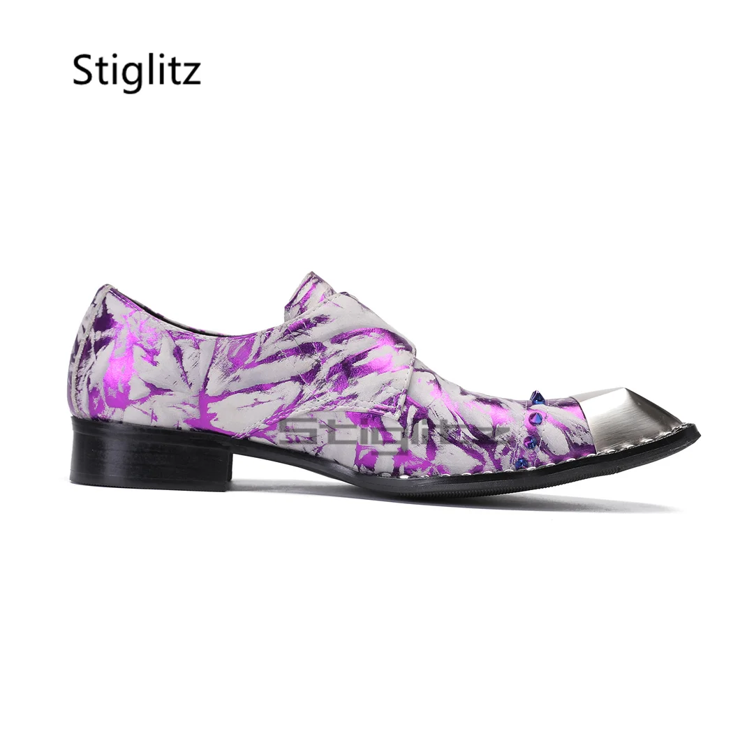 Purple Prints Genuine Leather  - огляд і ціна Men Formal Party Wear Dress