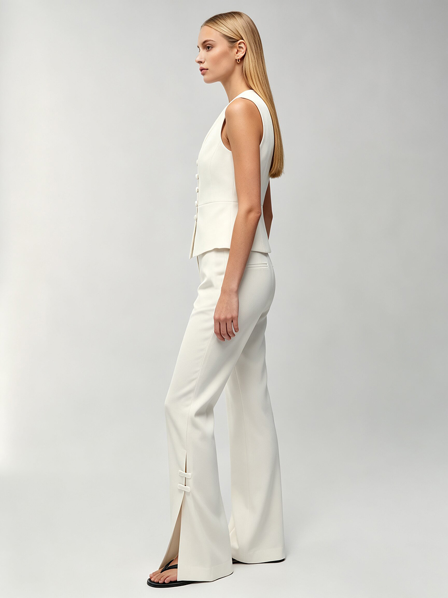 LIMO Women White Chinese Frog  - огляд і ціна Men'S Formal Attire