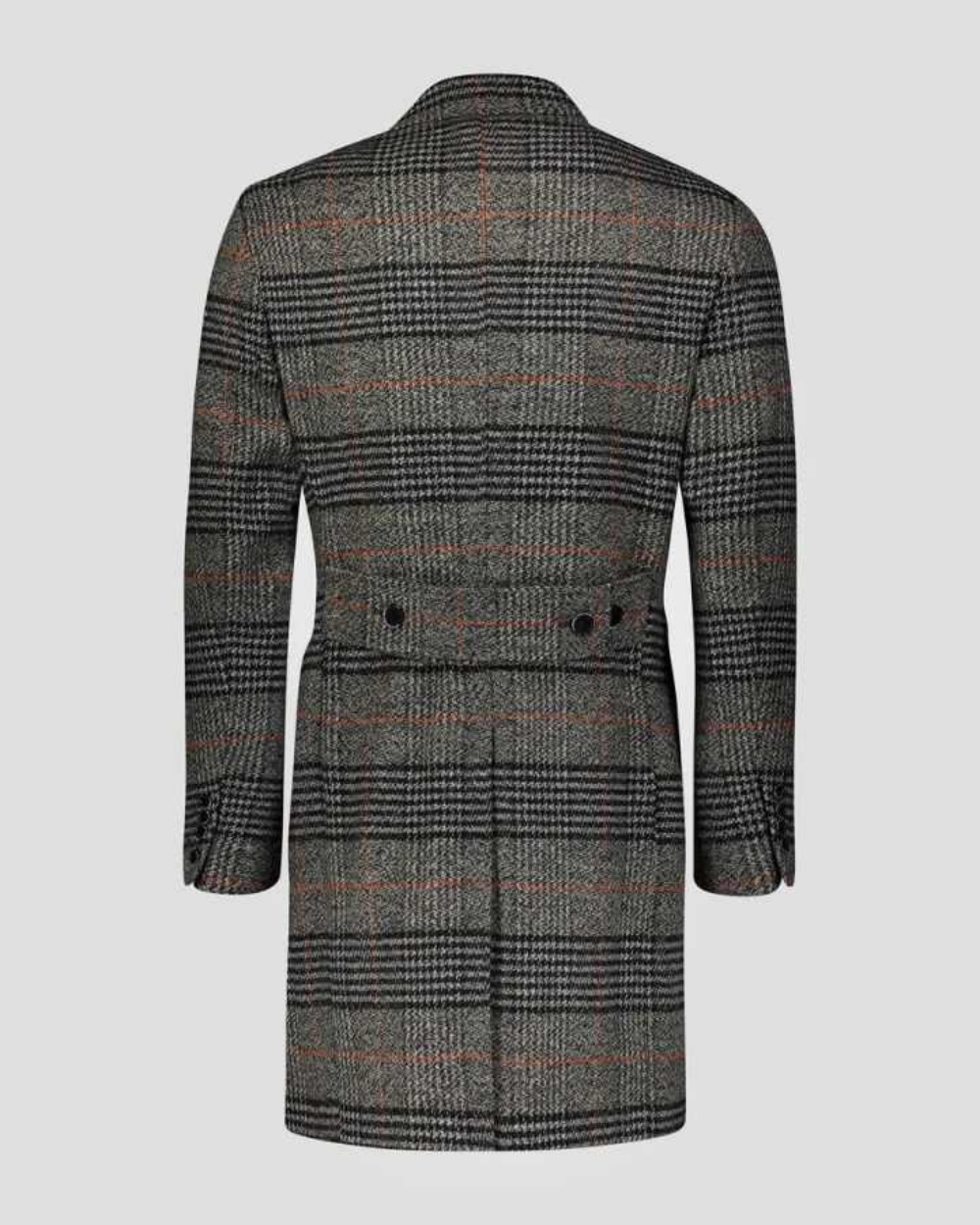 Modern Grid Woolen Blend Men O - огляд і ціна Men Formal Wear Modern
