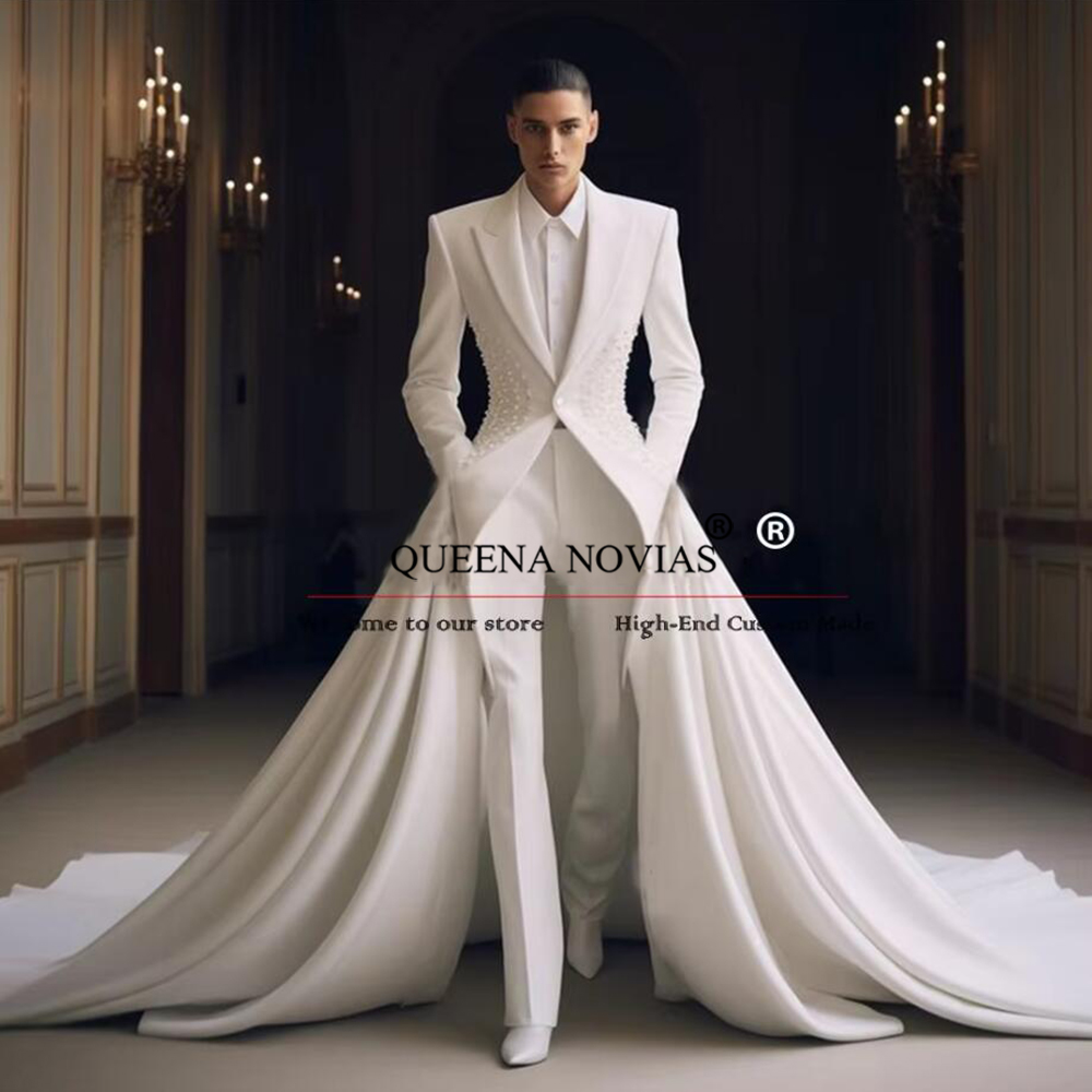Elegant Pearls Men Suits With  - огляд і ціна Men'S Formal Wear No Suit