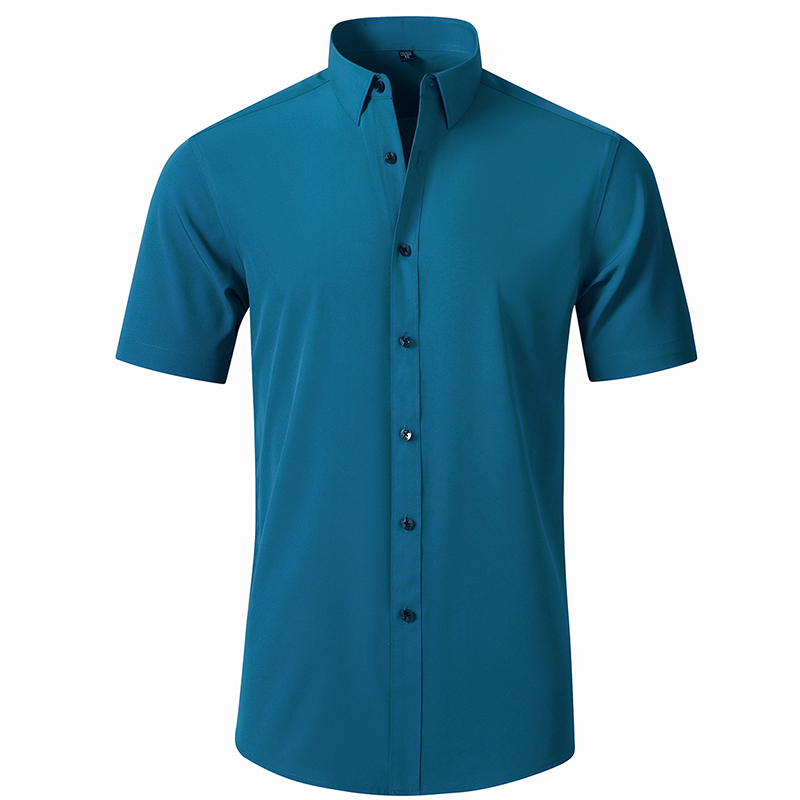 Men's Non-Iron Wrinkle-Resista - огляд і ціна Men Formal Office Wear Shirts