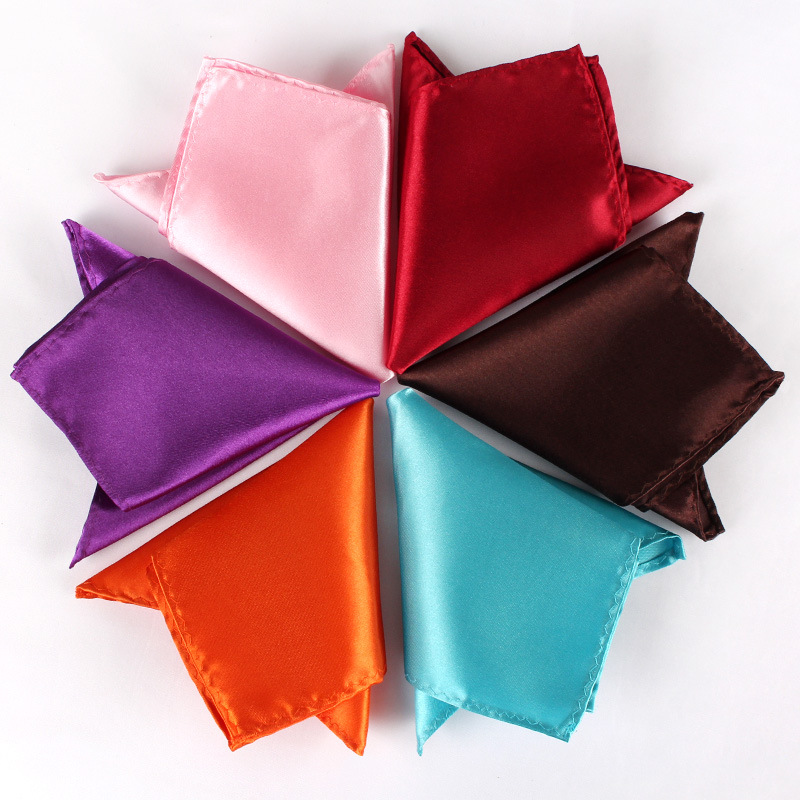 22CM Solid Color Pocket Squre  - огляд і ціна Men'S Formal Attire