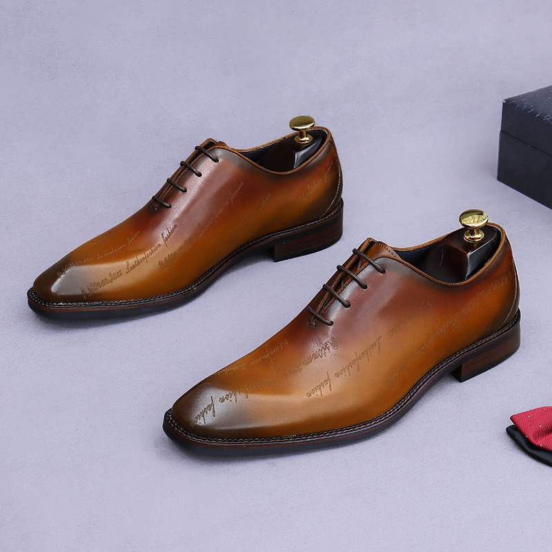 Men's Genuine Leather Oxford S - огляд і ціна High End Men'S Formal Wear